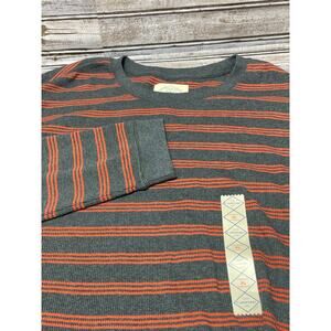 St John’s Bay NWT Men’s‎ Waffle Knit Long Sleeve Gray Mens Size XL